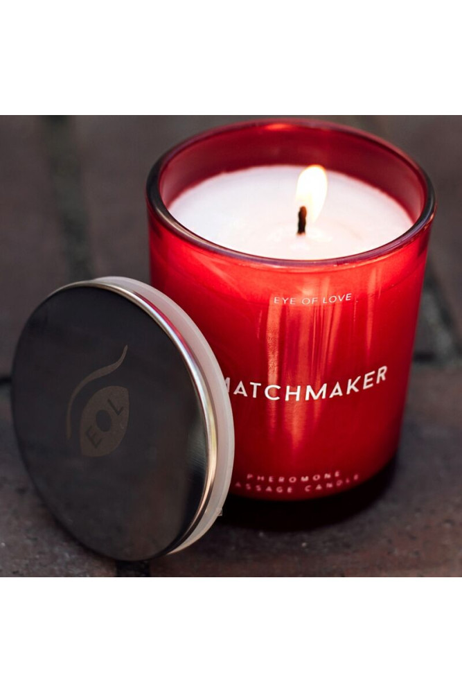 EYE OF LOVE - MATCHMAKER CANDELA DA MASSAGGIO CON DIAMANTE ROSSO ATTRACT HIM 150 ML