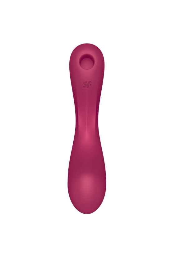 SATISFYER - CURVE TRINITY 1 AIR PULSE VIBRAZIONE ROSSO