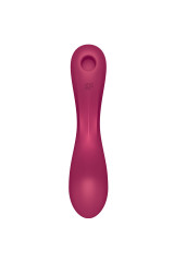 SATISFYER - CURVE TRINITY 1 AIR PULSE VIBRAZIONE ROSSO