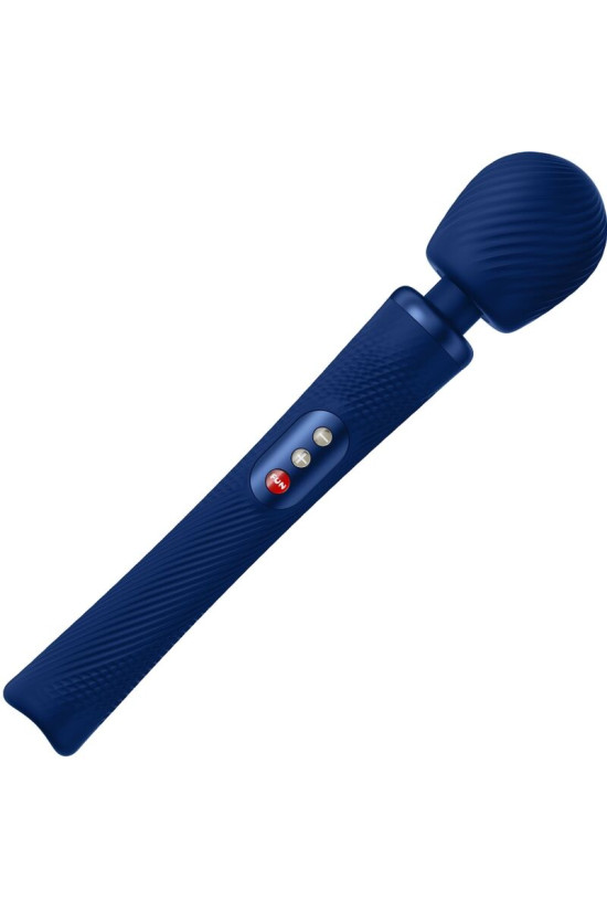 FUN FACTORY - BACCHETTA RUMBLE PESATA VIBRANTE RICARICABILE IN SILICONE VIM BLU NOTTE