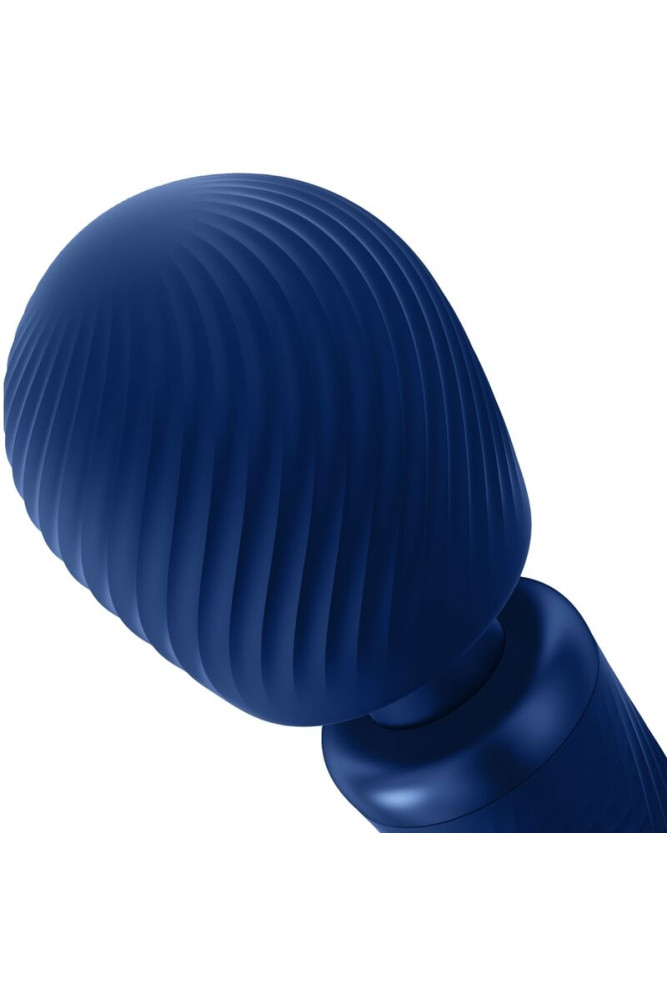 FUN FACTORY - BACCHETTA RUMBLE PESATA VIBRANTE RICARICABILE IN SILICONE VIM BLU NOTTE