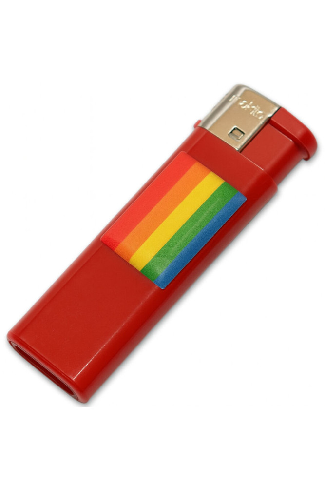 PRIDE - FUCSIA CHIARO CON BANDIERA LGBT