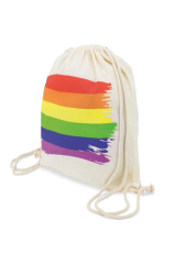 PRIDE - ZAINO CON BANDIERA LGBT IN COTONE