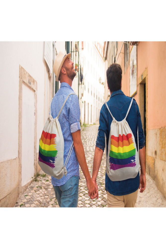 PRIDE - ZAINO CON BANDIERA LGBT IN COTONE