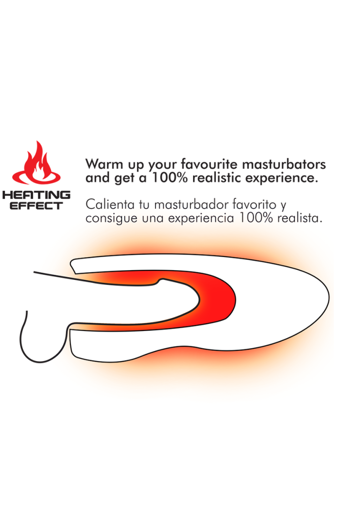 JAMYJOB - MASTURBATORE RISCALDANTE E ROTANTE SPIN-X