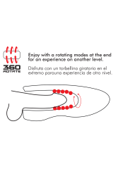 JAMYJOB - MASTURBATORE RISCALDANTE E ROTANTE SPIN-X