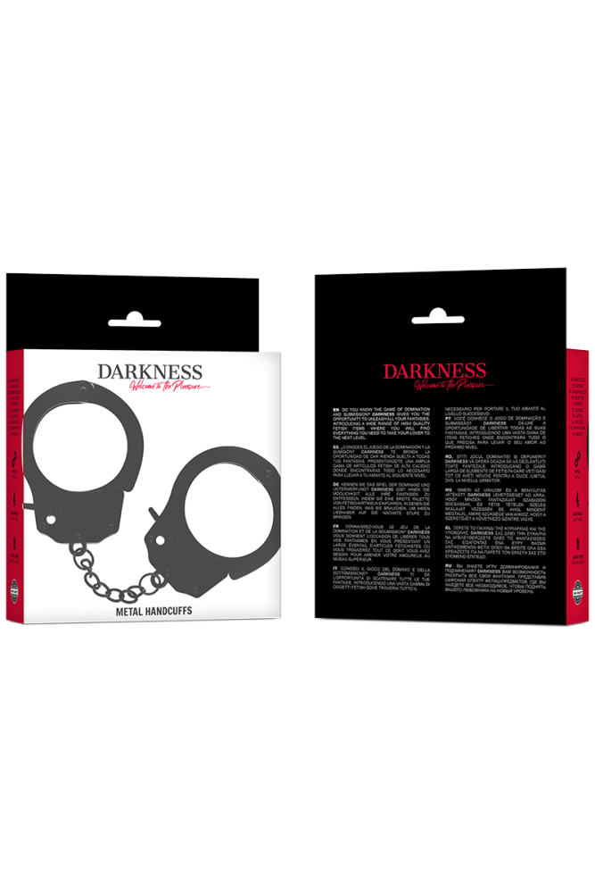 DARKNESS - MANETTE IN METALLO PER MANI NERE