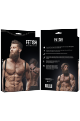 FETISH SUBMISSIVE ATTITUDE - IMBRACATURA POSTERIORE IN ECOPELLE DA UOMO