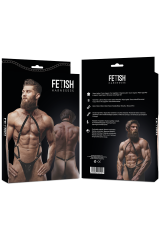 FETISH SUBMISSIVE ATTITUDINE - IMBRACATURA JOCK STRAP IN ECOPELLE DA UOMO