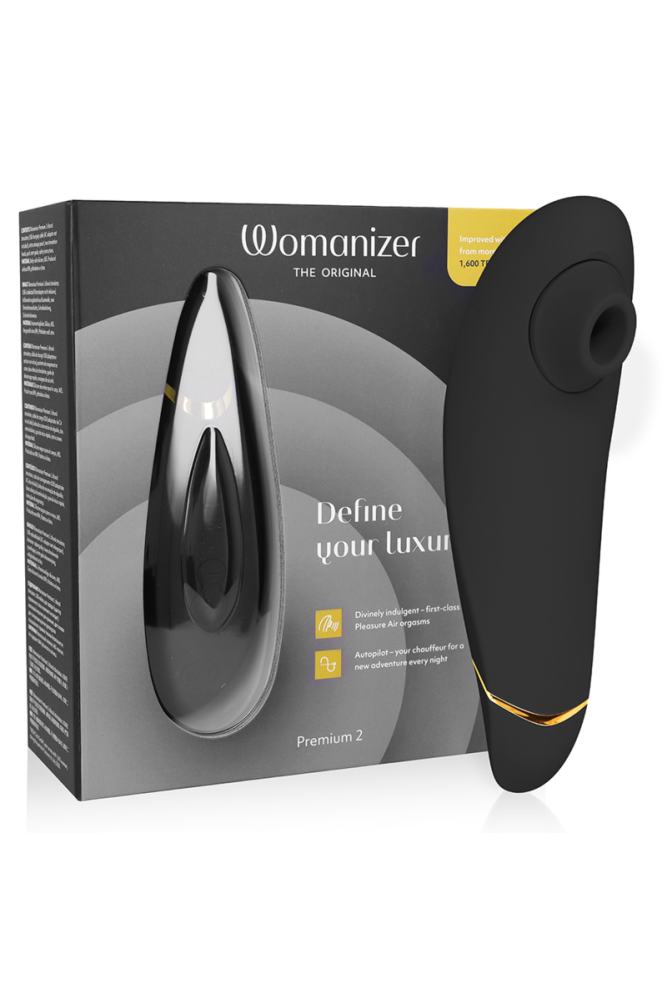 WOMANIZER - PREMIUM 2 STIMOLATORE CLITORALE NERO