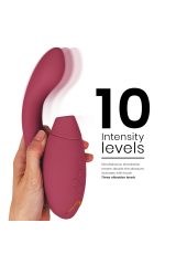 WOMANIZER - STIMOLATORE DUO 2 BORDEAUX