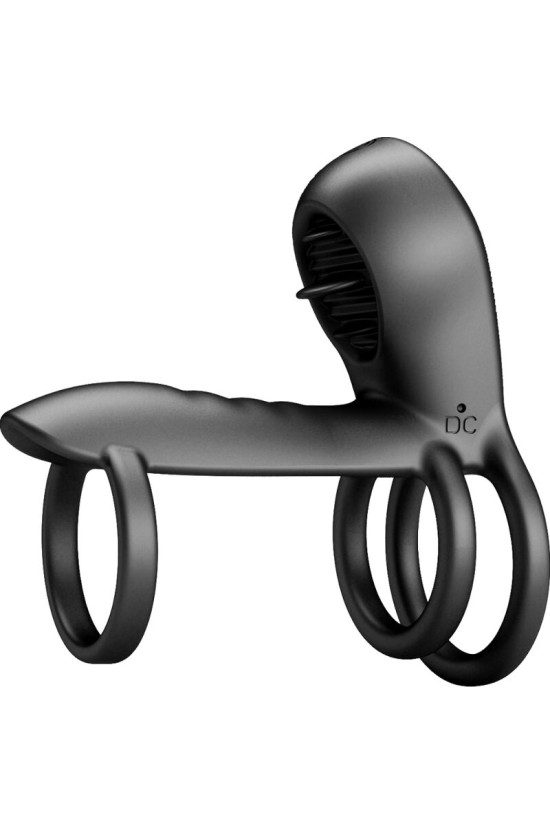 PRETTY LOVE - GUAINA PER PENE JAMMY 12 VIBRAZIONI CON LINGUA IN SILICONE RICARICABILE