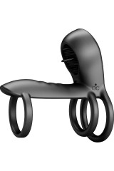 PRETTY LOVE - GUAINA PER PENE JAMMY 12 VIBRAZIONI CON LINGUA IN SILICONE RICARICABILE