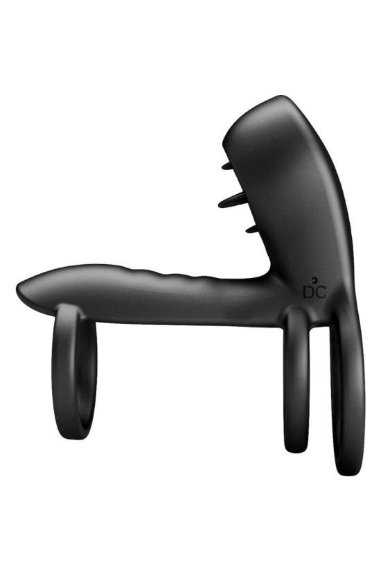 PRETTY LOVE - GUAINA PER PENE JAMMY 12 VIBRAZIONI CON LINGUA IN SILICONE RICARICABILE