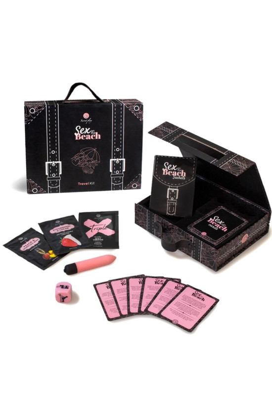 SECRETPLAY - KIT DA VIAGGIO SESSO IN SPIAGGIA (ES/EN/DE/FR/NL/PT)