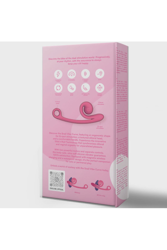 SNAIL VIBE - VIBRATORE CURVA ROSA