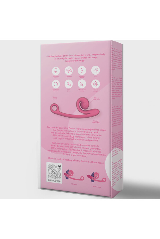 SNAIL VIBE - VIBRATORE CURVA ROSA