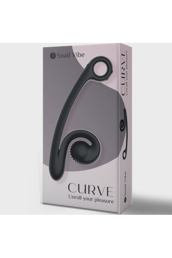 SNAIL VIBE - VIBRATORE CURVA NERO