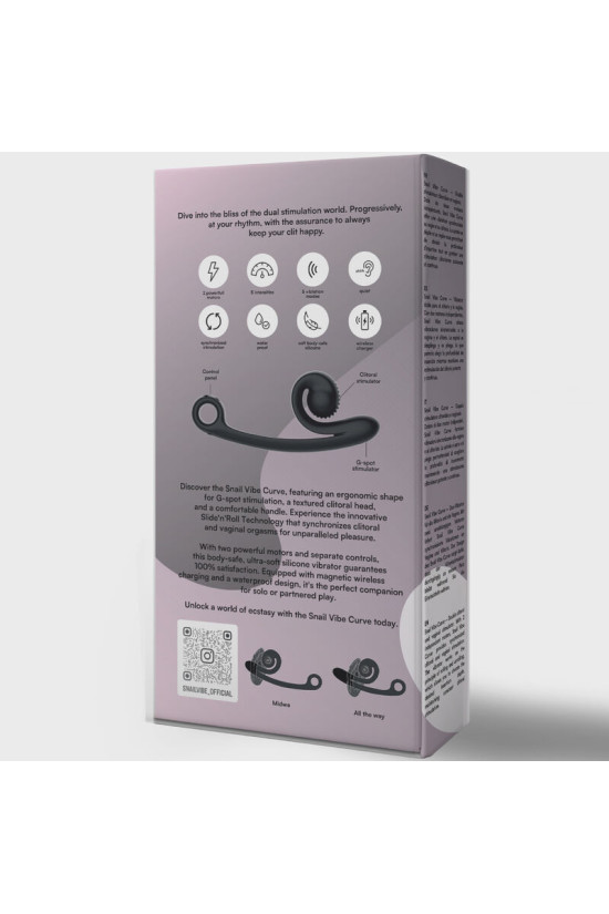 SNAIL VIBE - VIBRATORE CURVA NERO