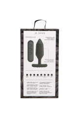 JE JOUE - VIBRATORE PLUG ANALE ONYX NERO