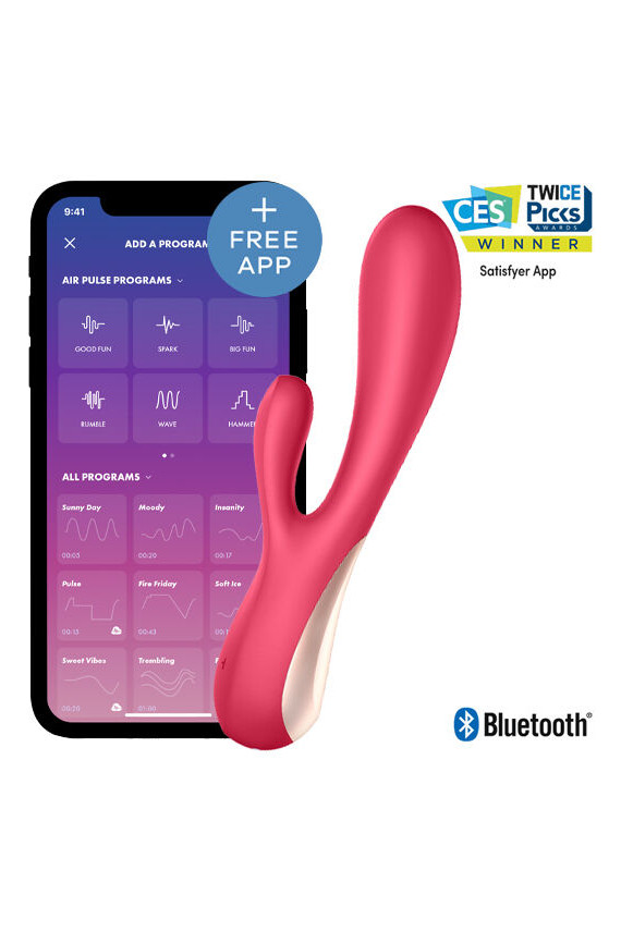 SATISFYER - MONO FLEX ROSSO CON APP