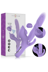 INTENSE - BILLIE VIBRATORE MULTIFUNZIONALE RICARICABILE A SUCCHIO CON PULSANTE VIOLA