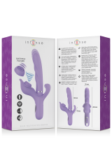 INTENSE - BILLIE VIBRATORE MULTIFUNZIONALE RICARICABILE A SUCCHIO CON PULSANTE VIOLA