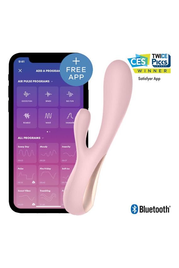 SATISFYER - MONO FLEX ROSA CON APP