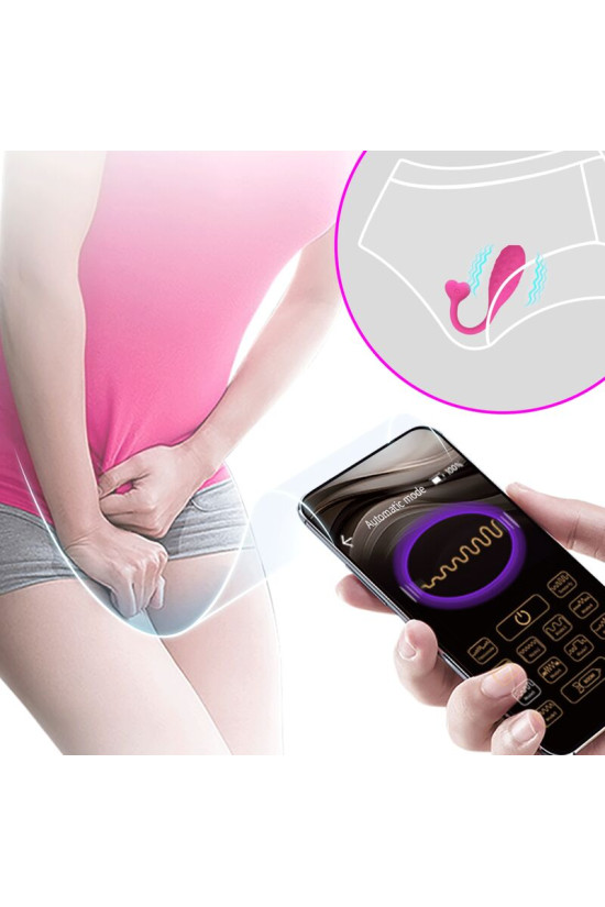 PRETTY LOVE - UOVO VIBRANTE PINK FISHER CONTROLLATO DA APP