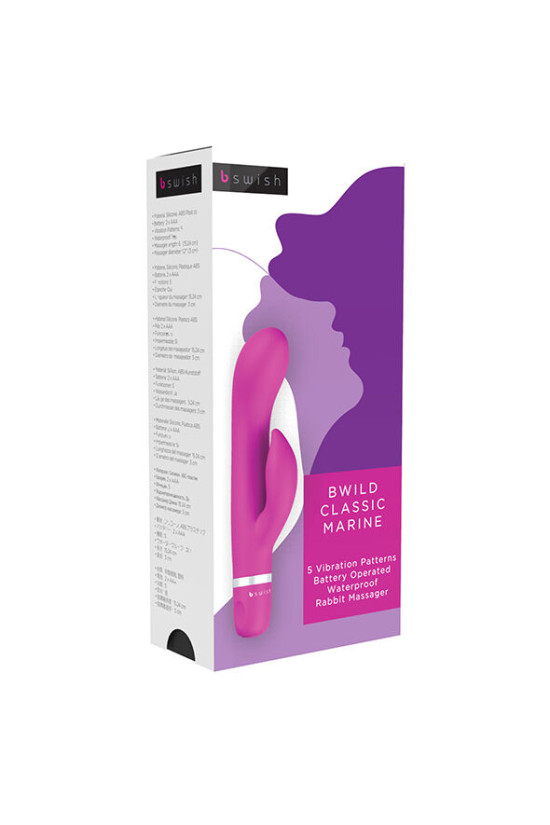B SWISH - VIBRATORE BWILD CLASSIC MARINE RABBIT CERISE