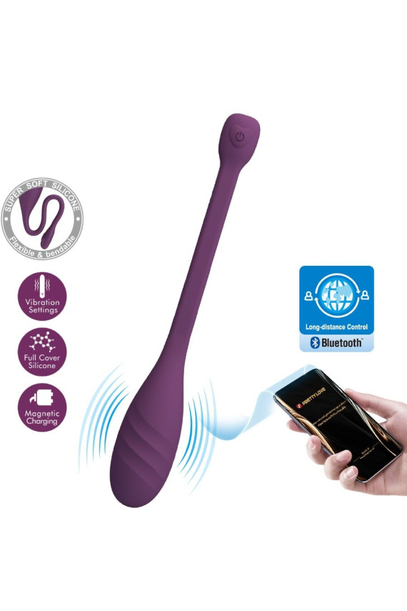 PRETTY LOVE - VIBRATORE CONTROLLATO DA APP LEVIATHAN VIOLA