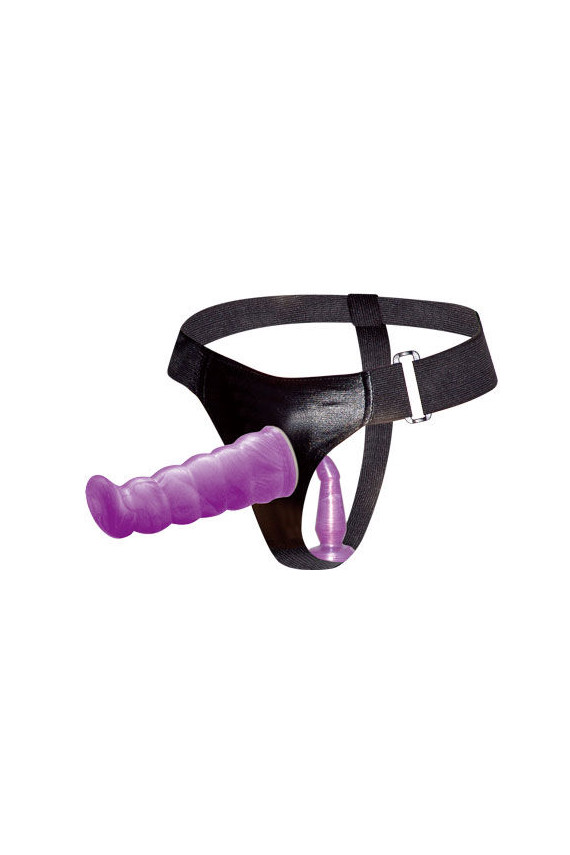 BAILE - PETTORINA ANALE E VAGINALE FEMMINILE LILLA PUNTO G 17 CM