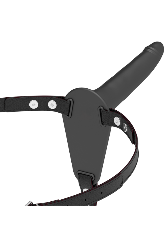 FETISH SUBMISSIVE HARNESS - SILICONE NERO 15 CM