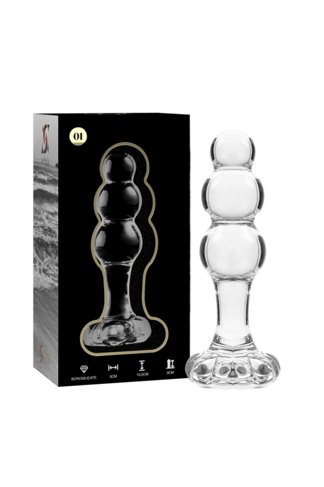 NEBULA SERIES BY IBIZA - MODELLO 1 TAPPO VETRO BOROSILICATO TRASPARENTE 10.5 CM -O- 3 CM