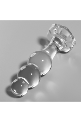 NEBULA SERIES BY IBIZA - MODELLO 1 TAPPO VETRO BOROSILICATO TRASPARENTE 10.5 CM -O- 3 CM