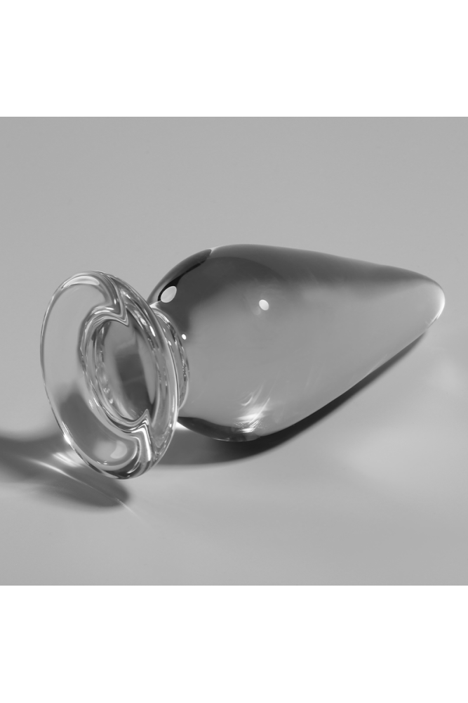 NEBULA SERIES BY IBIZA - MODELLO 4 PLUG ANALE VETRO BOROSILICATO TRASPARENTE 11 CM -O- 5 CM