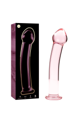 NEBULA SERIES BY IBIZA - MODELLO 11 DILDO IN VETRO BOROSILICATO ROSA 16 CM -O- 3 CM