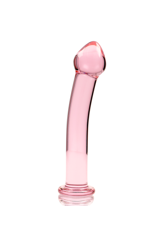 NEBULA SERIES BY IBIZA - MODELLO 11 DILDO IN VETRO BOROSILICATO ROSA 16 CM -O- 3 CM