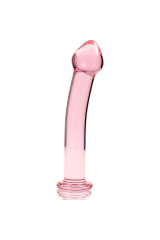 NEBULA SERIES BY IBIZA - MODELLO 11 DILDO IN VETRO BOROSILICATO ROSA 16 CM -O- 3 CM