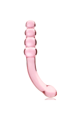 NEBULA SERIES BY IBIZA - MODELLO 14 DILDO IN VETRO BOROSILICATO ROSA 18.5 CM -O- 3 CM