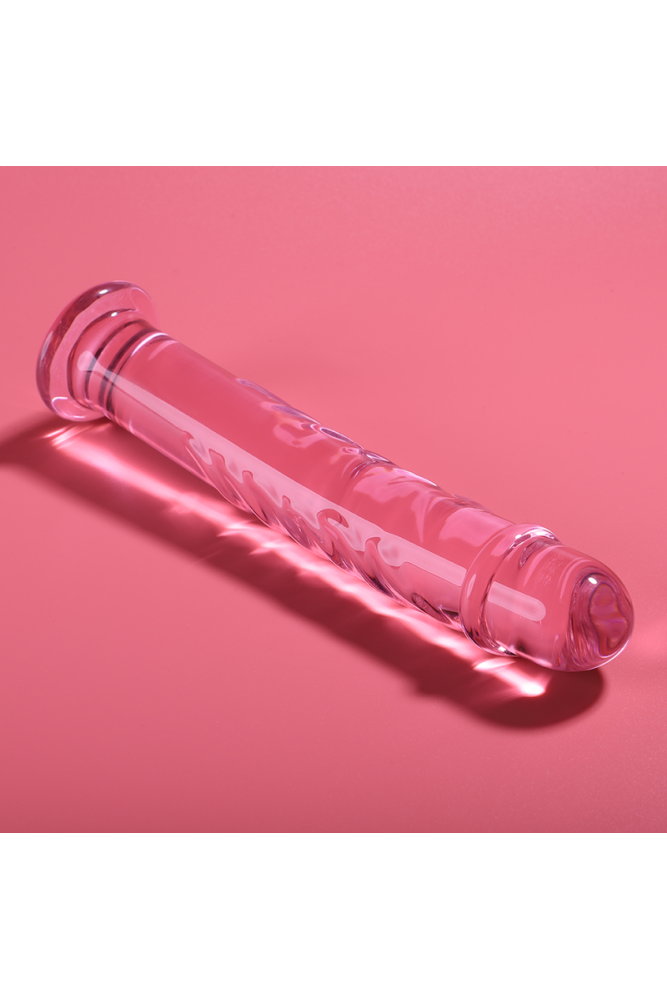 NEBULA SERIES BY IBIZA - MODELLO 16 DILDO IN VETRO BOROSILICATO ROSA 18.5 CM -O- 3 CM