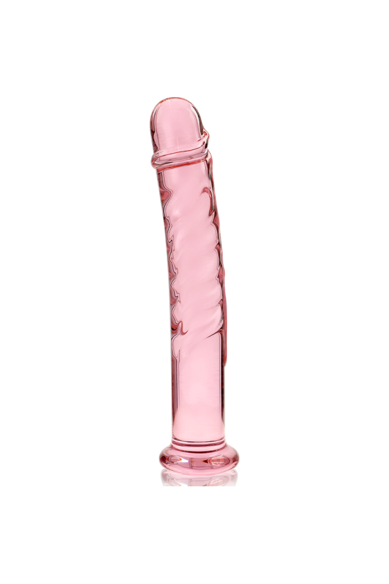 NEBULA SERIES BY IBIZA - MODELLO 16 DILDO IN VETRO BOROSILICATO ROSA 18.5 CM -O- 3 CM