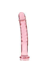 NEBULA SERIES BY IBIZA - MODELLO 16 DILDO IN VETRO BOROSILICATO ROSA 18.5 CM -O- 3 CM