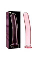 NEBULA SERIES BY IBIZA - MODELLO 17 DILDO IN VETRO BOROSILICATO ROSA 18.5 CM -O- 3 CM