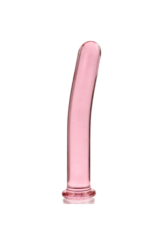 NEBULA SERIES BY IBIZA - MODELLO 17 DILDO IN VETRO BOROSILICATO ROSA 18.5 CM -O- 3 CM