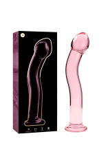 NEBULA SERIES BY IBIZA - MODELLO 18 DILDO IN VETRO BOROSILICATO ROSA 18.5 CM -O- 3.5 CM