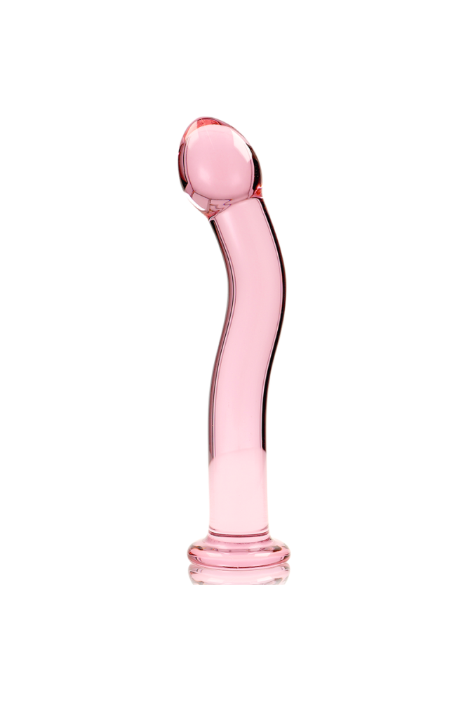 NEBULA SERIES BY IBIZA - MODELLO 18 DILDO IN VETRO BOROSILICATO ROSA 18.5 CM -O- 3.5 CM