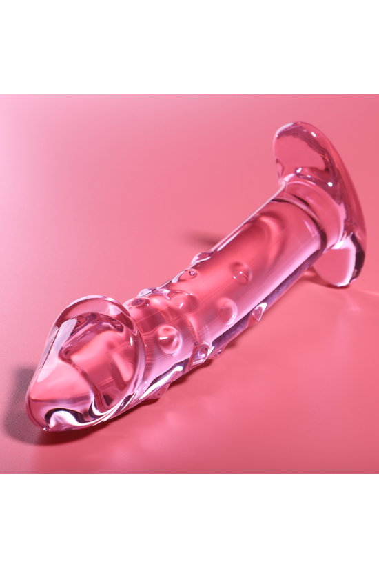 NEBULA SERIES BY IBIZA - MODELLO 19 DILDO IN VETRO BOROSILICATO ROSA 18.5 CM -O- 4 CM