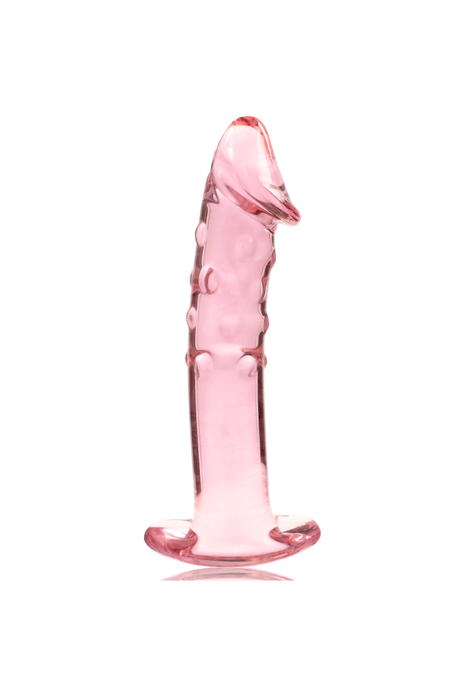 NEBULA SERIES BY IBIZA - MODELLO 19 DILDO IN VETRO BOROSILICATO ROSA 18.5 CM -O- 4 CM