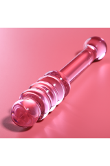 NEBULA SERIES BY IBIZA - MODELLO 20 DILDO IN VETRO BOROSILICATO ROSA 20.5 CM -O- 3 CM